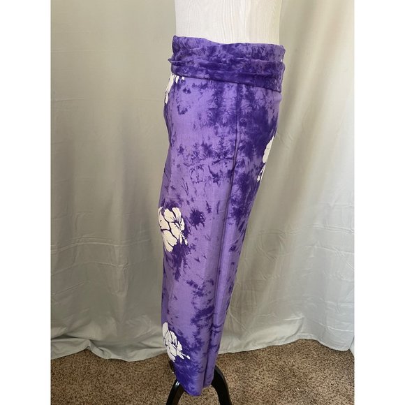 Pareos Del Caribe Purple/White Tropical Print Fringe Trim Tapestry/Sarong/Shawl - Picture 2 of 12